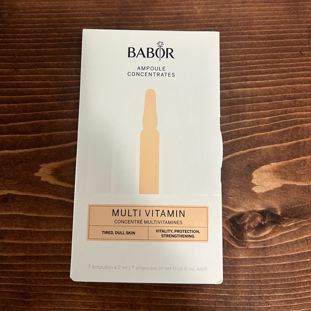 Babor Ampoule Concentrates Serum Multivitamin